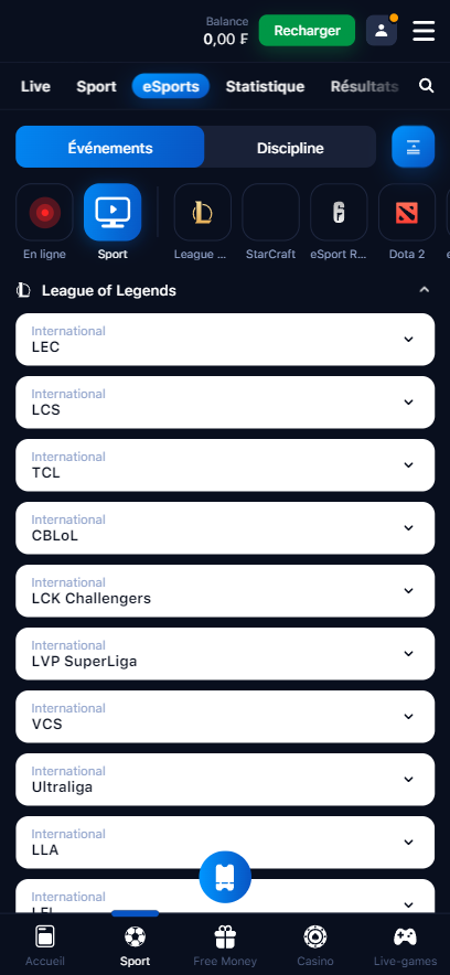 Grâce à l'application 1win, les utilisateurs togolais peuvent parier sur des cyber-sports