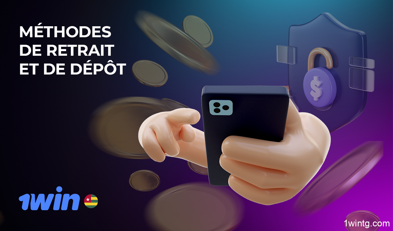 1win propose diverses options de paiement aux utilisateurs du Togo