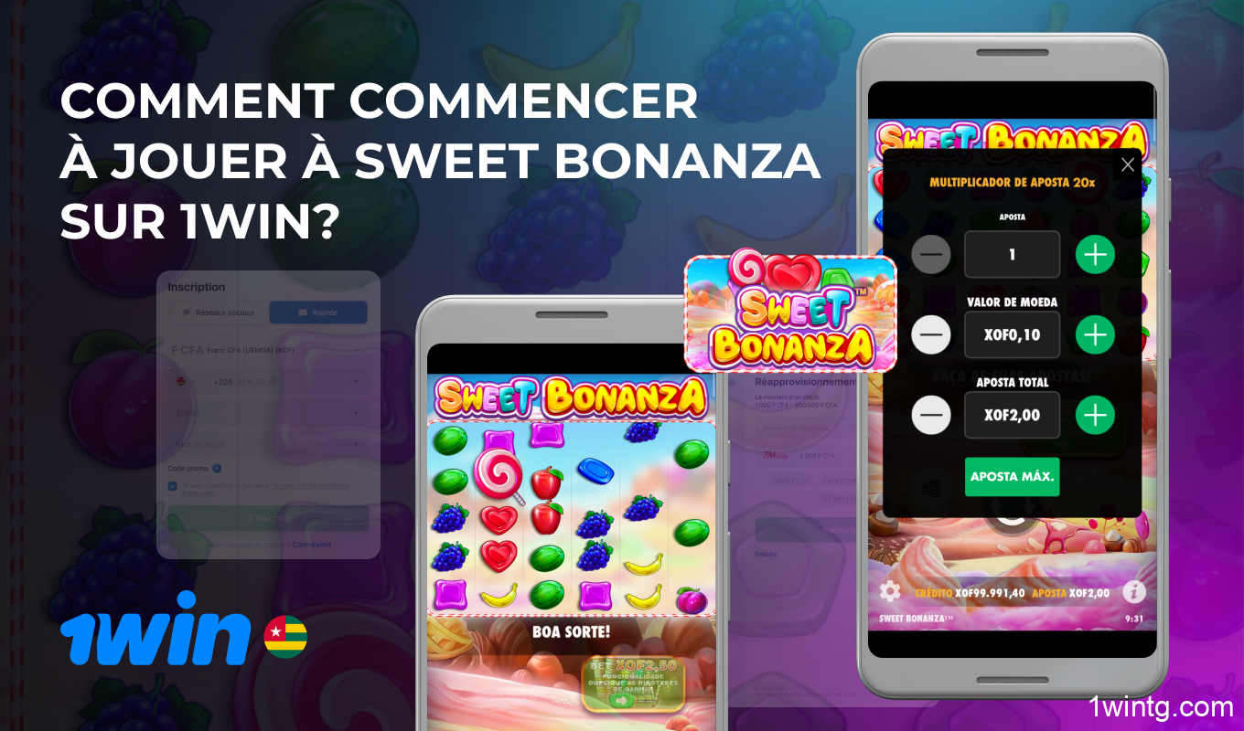 Pour jouer à Sweet Bonanza sur 1win, inscrivez-vous, effectuez un dépôt, trouvez le jeu, définissez votre mise et commencez à faire tourner les rouleaux